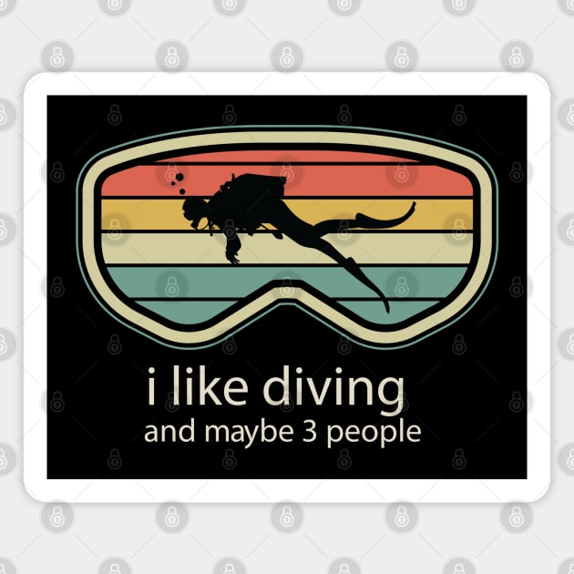 I like diving 3 more Magnet by Mako Design 